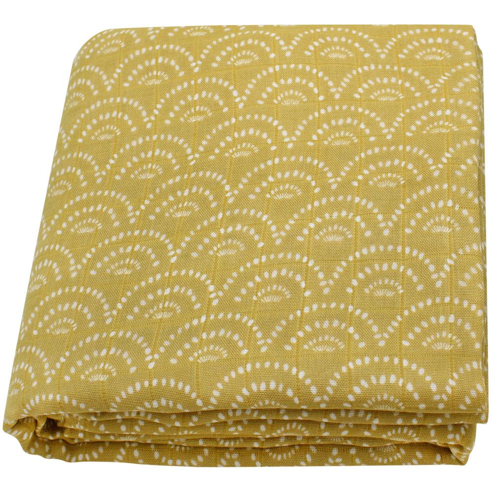 Swaddle Hydrofiele Doek - Yellow Waves