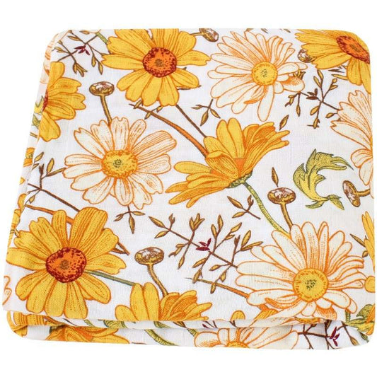 Swaddle Hydrofiele Doek - Yellow Daisy