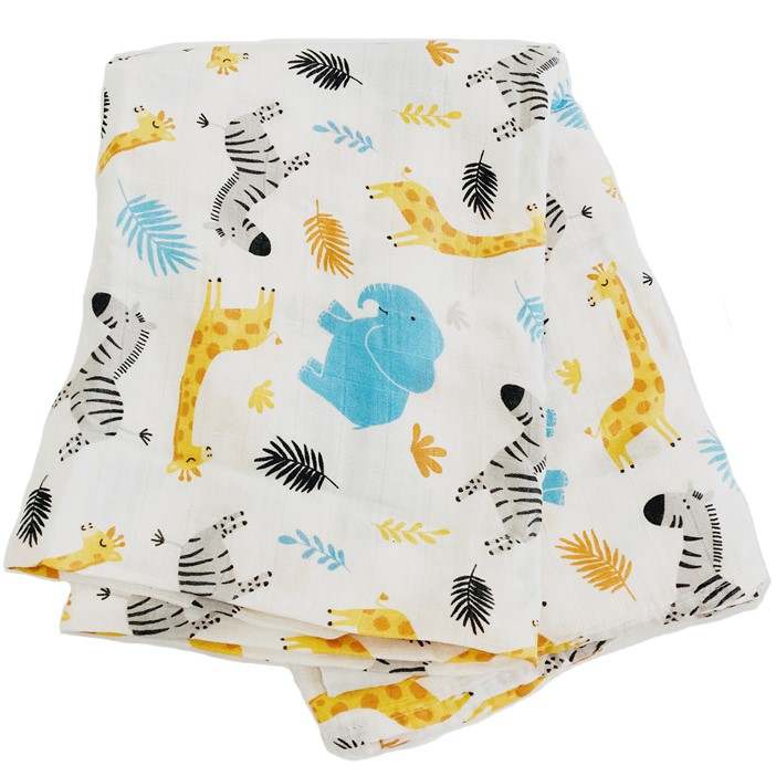 Swaddle Hydrofiele Doek - Animal Party